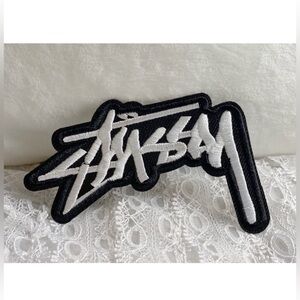 Stussy stylish Monochrome Embroidered Patch